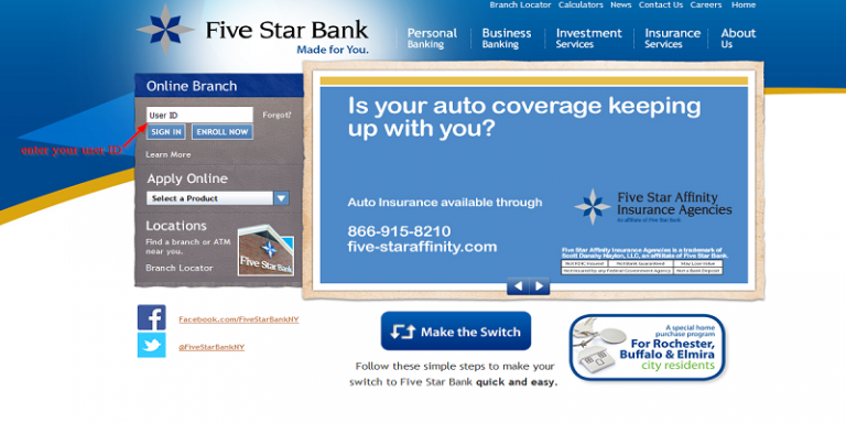 Five Star Bank Login |  How To Access Your Five Star Bank Account