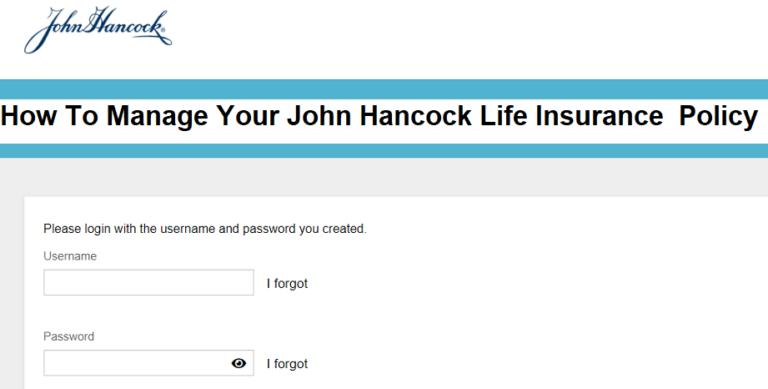 John Hancock Life Insurance Login: How To Manage Your Policy
