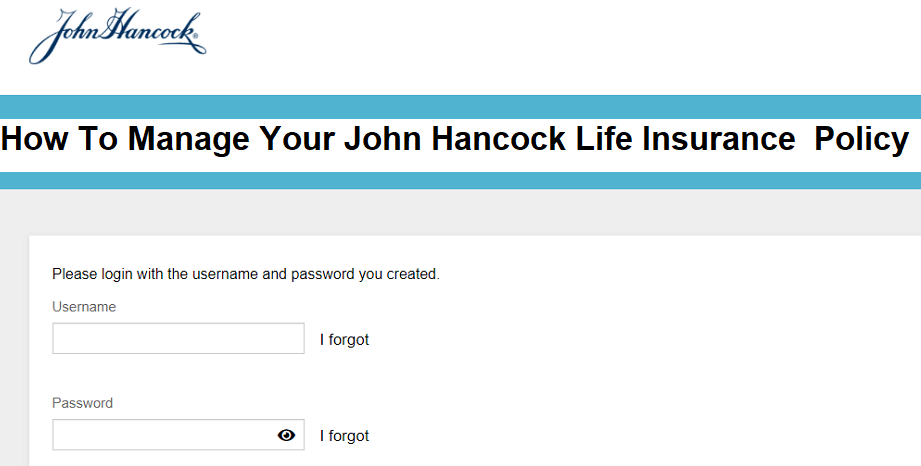 John Hancock Life Insurance Login: