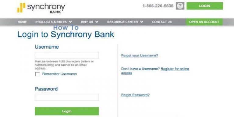 Synchrony Bank Login: How To Access Your Bank Account Online