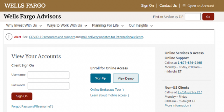 Wells Fargo Advisors Login: How to Access Your Account