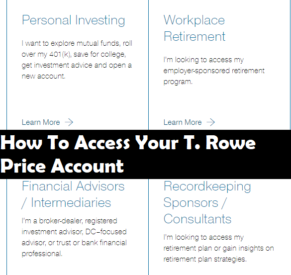 T Rowe Price Login: How To Access Your T. Rowe Price Account