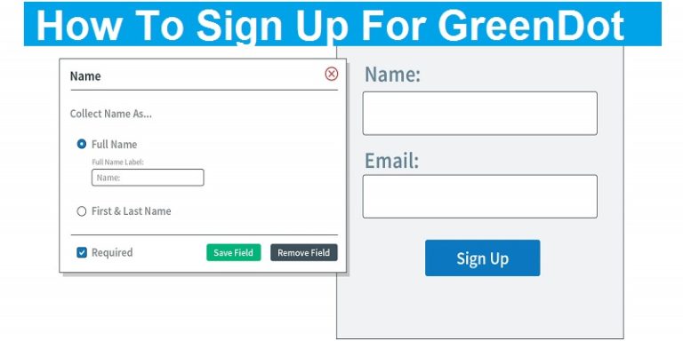 GreenDot Sign Up | How To Sign Up For GreenDot