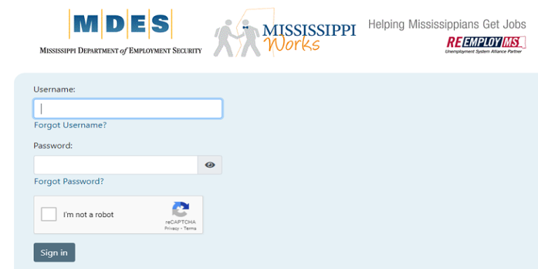 MDES Login: How To Manage Your Claimant Account And Benefits