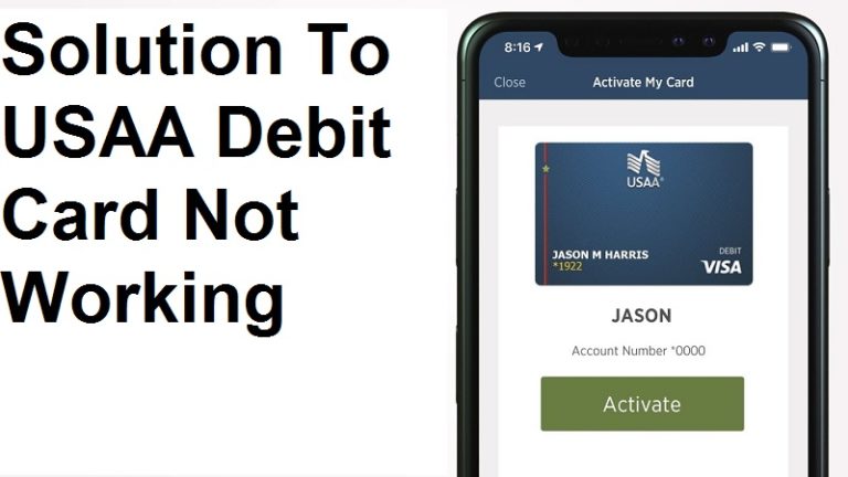 Solution To USAA Debit Card Not Working