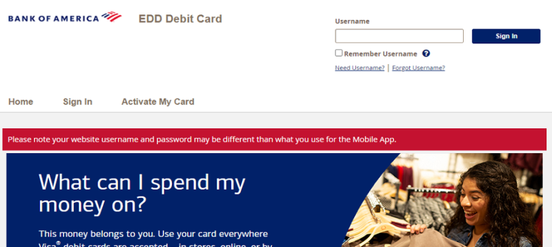 Bank Of America Edd Debit Card Login: How To Access Your Account