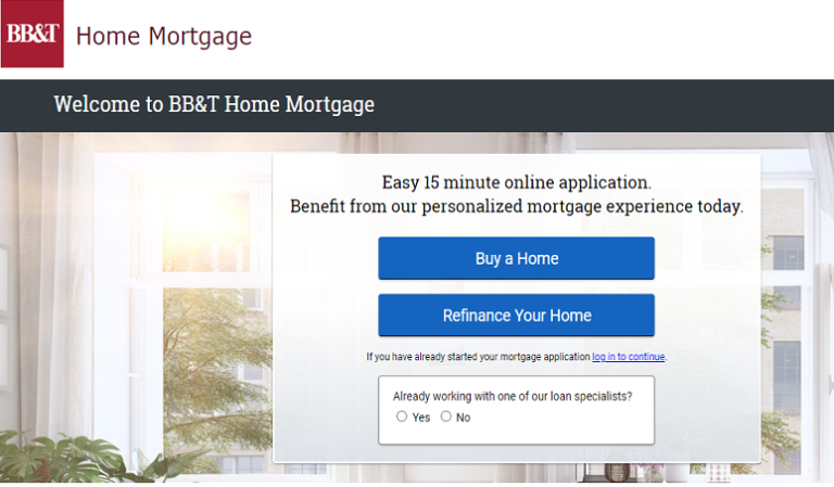 BB&T Mortgage Login Steps