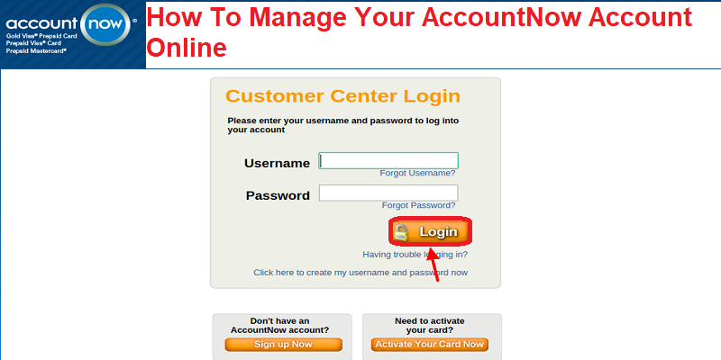 Account Now Login: How To Manage Your AccountNow Account Online