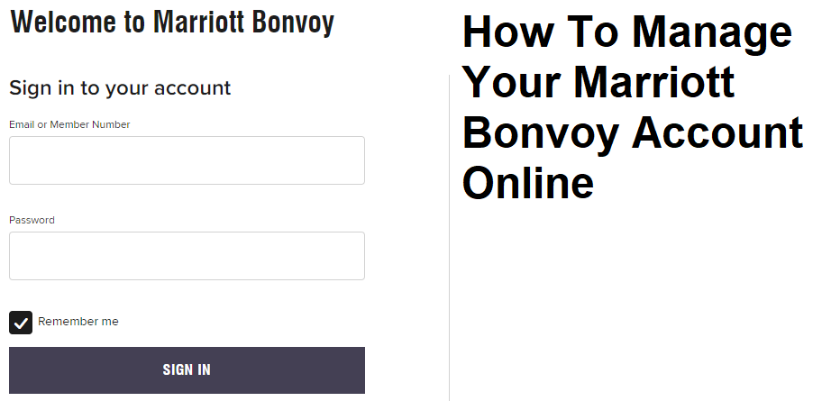 Marriott Bonvoy Login: How To Manage Your Marriott Bonvoy Account
