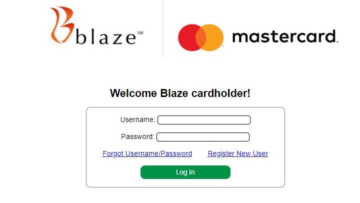 Blaze Credit Card Login Steps