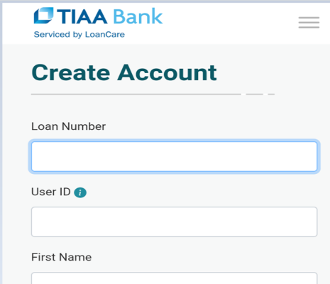 How To Set Up A TIAA Bank Mortgage User Account