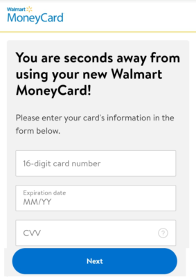 How To Create a WalmartMoneyCard User Account
