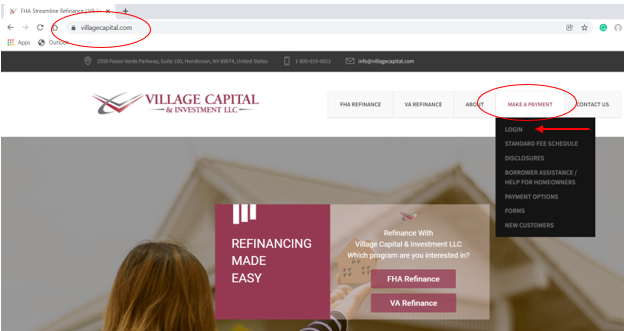 Village Capital Mortgage Login: How To Make Your Payment