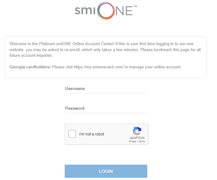 smiONE Card Login: How To Manage Your smiONE Card Account Online