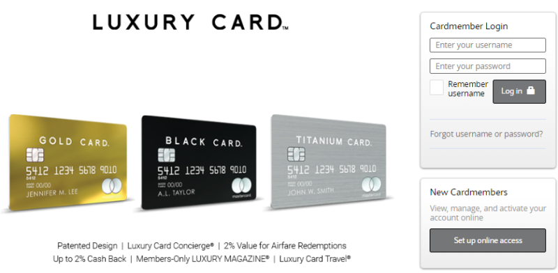 LuxuryCard Login: How To Manage Your Luxury Credit Card Online