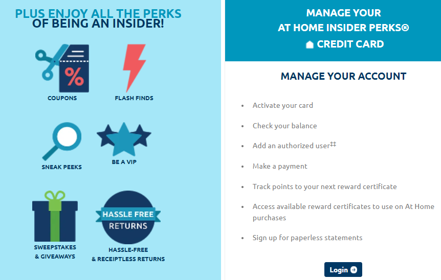 At Home Credit Card Login: How To Make Your At Home Payment