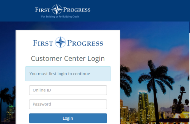 First Progress Credit Card Login: How To Make Your Payment