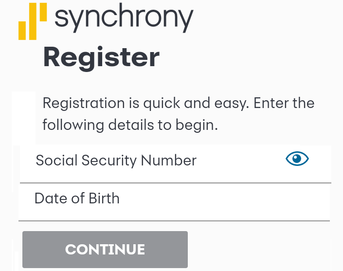 How To Register For Synchrony Bank Online Access