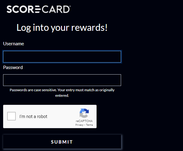 Scorecard Rewards Login: How To Access Your Rewards Account