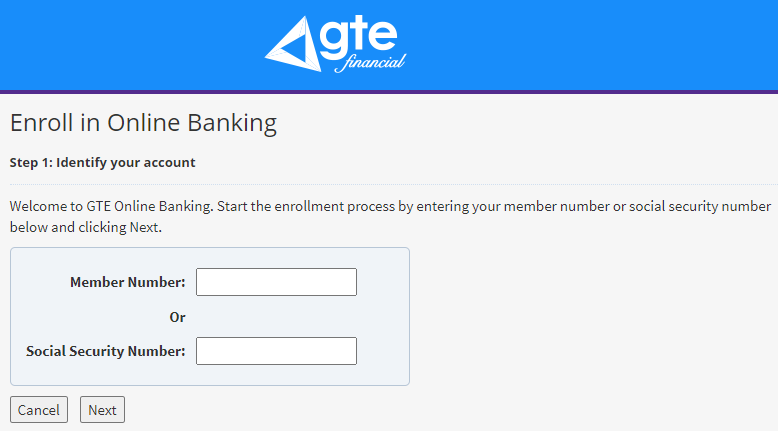 How To Enroll In GTE Financial Online Banking