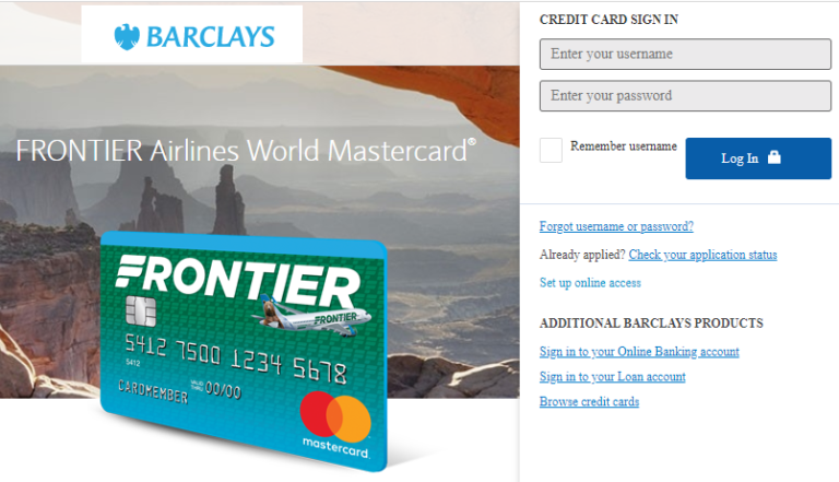 Frontier Airlines Credit Card Login: How To Manage Your Account
