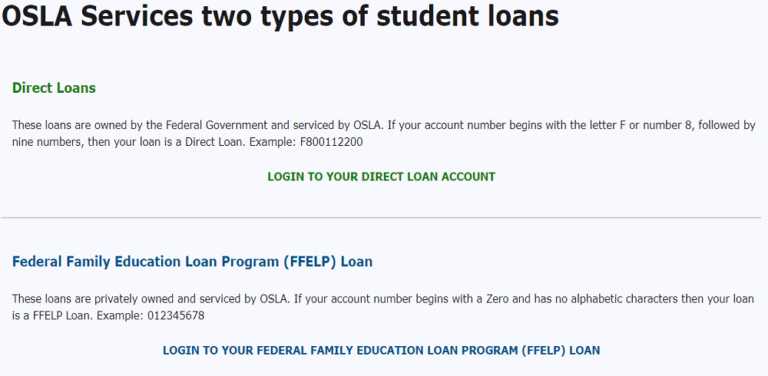 OSLA Student Loan Login: How To Manage Your Account Online