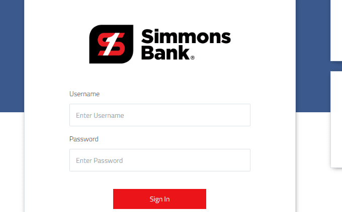 Simmons Credit Card Login Steps