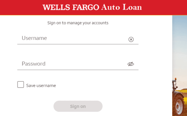 Wells Fargo Auto Loan Login Steps