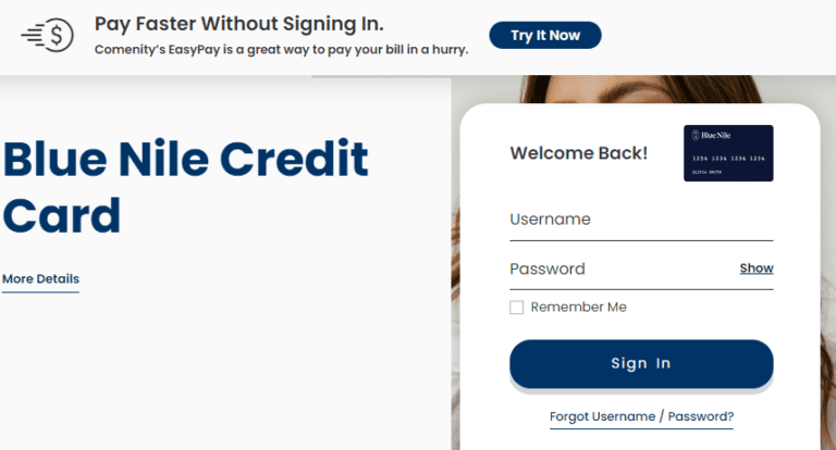 Blue Nile Credit Card Login: How To Make Your Credit Payment
