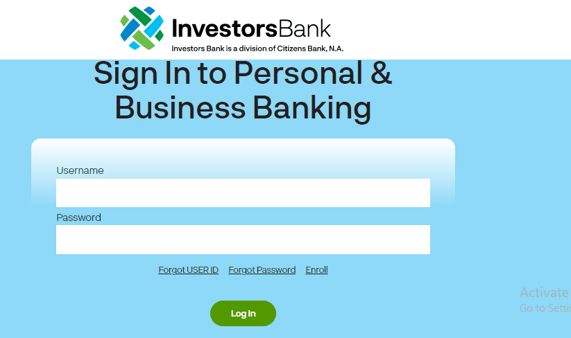 Investors Bank Login: How To Access Your Online Banking
