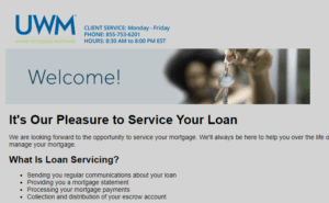 UWM Loan Administration Login